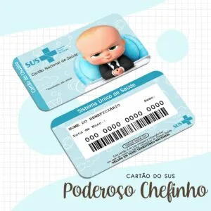 Cartão Sus O Poderoso Chefinho - Arquivo Digital 28 Cartão Sus O Poderoso Chefinho - Arquivo Digital