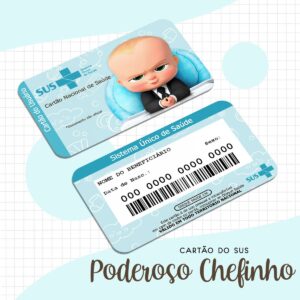 cartao sus o poderoso chefinho arquivo digital encadernacao digital