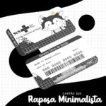 Cartão Sus Raposa Minimalista - Arquivo Digital