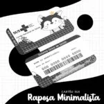 Cartão Sus Raposa Minimalista - Arquivo Digital