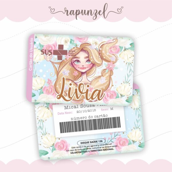 Cartão Sus Rapunzel - Arquivo Digital