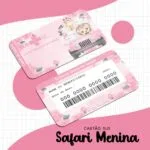 Cartão Sus Safari Menina - Arquivo Digital