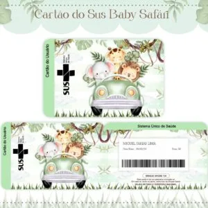 Cartão Sus Safari Verde - Arquivo Digital 22 Cartão Sus Safari Verde - Arquivo Digital