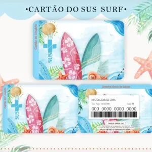 Cartão Sus Surf - Arquivo Digital 20 Cartão Sus Surf - Arquivo Digital