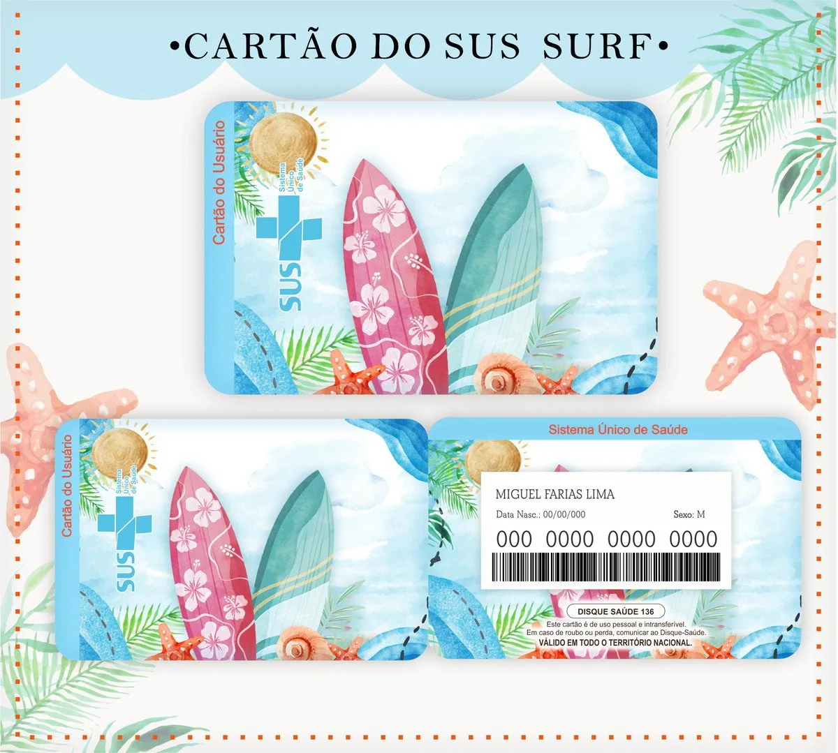 Cartão Sus Surf - Arquivo Digital