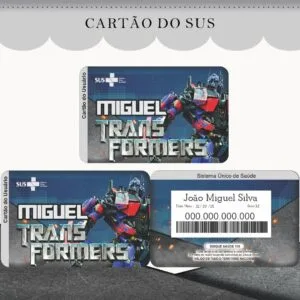 Cartão Sus Transformes - Arquivo Digital
