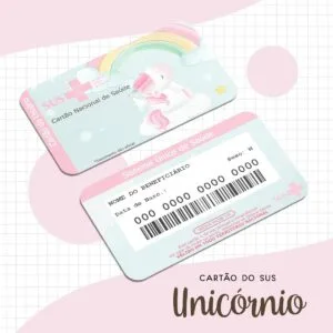 Cartão Sus Unicórnio - Arquivo Digital 15 Cartão Sus Unicórnio - Arquivo Digital