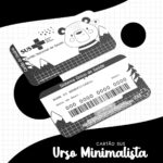 Cartão SUS Infantil Ursinho Minimalista em PNG 2 cartao sus ursinho minimalista arquivo digital