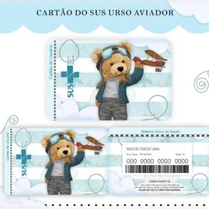Cartão Sus Urso Aviador - Arquivo Digital