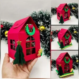 Casinha para Panetone - pdf e Studio