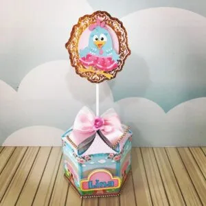 Centro De Mesa Galinha Pintadinha Menina - Arquivo Digital
