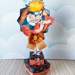 centro de mesa naruto arquivo digital impressao