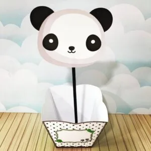 Centro De Mesa Panda Menino - Arquivo Digital 14 Centro De Mesa Panda Menino - Arquivo Digital