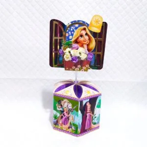 Centro de Mesa Rapunzel Enrolados - Arquivo Digital 9 Centro de Mesa Rapunzel Enrolados - Arquivo Digital