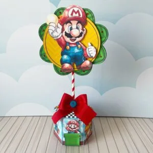 Centro de Mesa Super Mario - Arquivo Digital