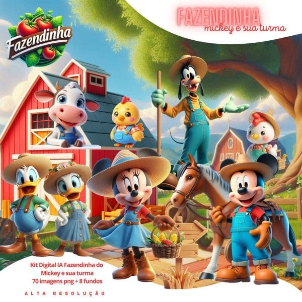 Cliparts Fazendinha Do Mickey E Sua Turma Png Imagens Cute 3