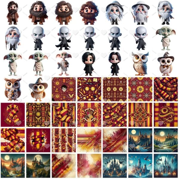 Cliparts Harry Potter Png Imagens Baby 3D Cute