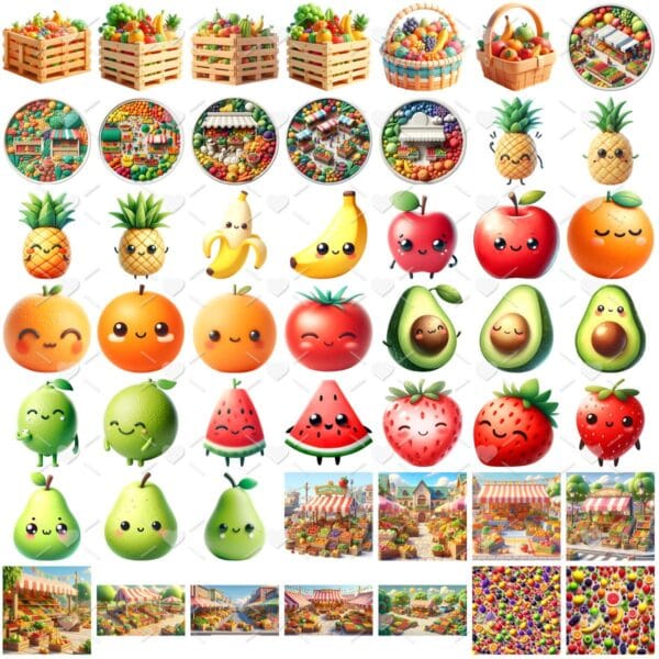 Cliparts Hortifruti Quitanda Imagens Legumes Vegetais Frutas