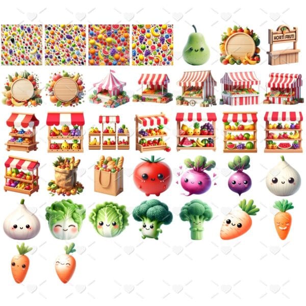 Cliparts Hortifruti Quitanda Imagens Legumes Vegetais Frutas
