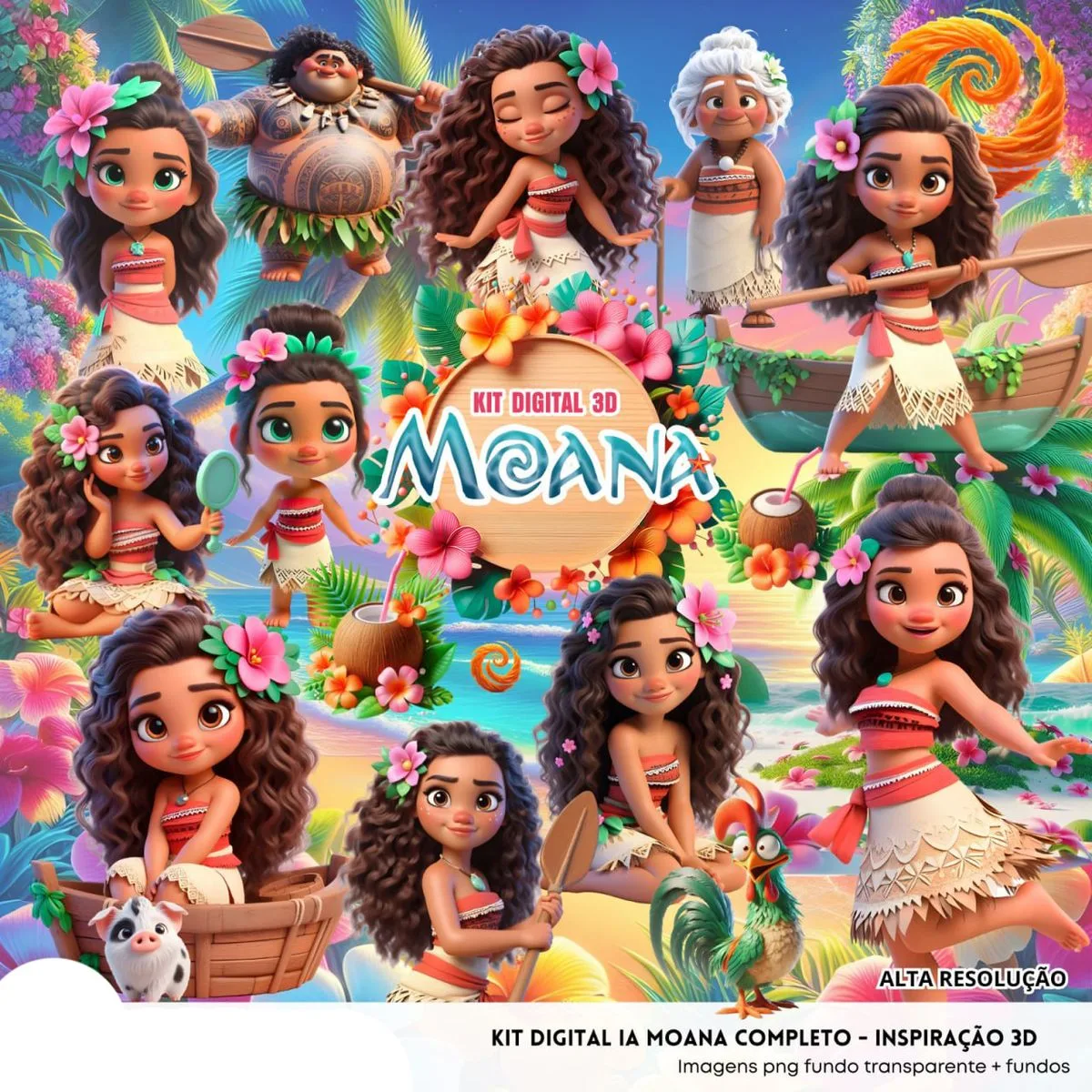 Cliparts Moana Imagens Png 3D Cute Baby 1 Cliparts Moana Imagens Png 3D Cute Baby