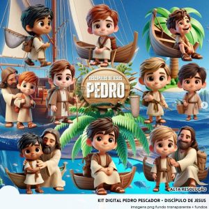 Cliparts Pedro Pescador Discipulo De Jesus Png Imagens Baby 2