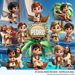 Cliparts Pedro Pescador Discipulo De Jesus Png Imagens Baby 2