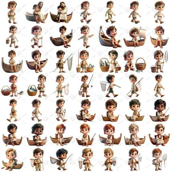 Cliparts Pedro Pescador Discipulo De Jesus Png Imagens Baby 3