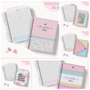 Coleção Agendas Candy - Datada 2023 - Arquivo Digital