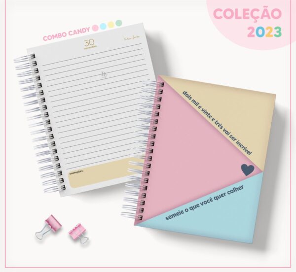 Coleção Agendas Candy - Datada 2023 - Arquivo Digital