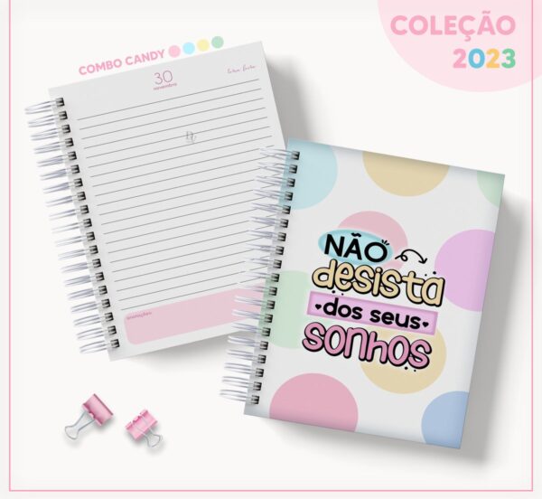 Coleção Agendas Candy - Datada 2023 - Arquivo Digital