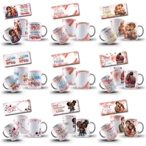 Coleção Amor Eterno: Artes para Caneca Dia dos Namorados