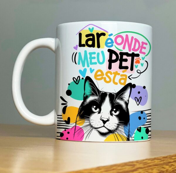 Coleção Artes para Sublimação Caneca Pets - Arquivo Digital