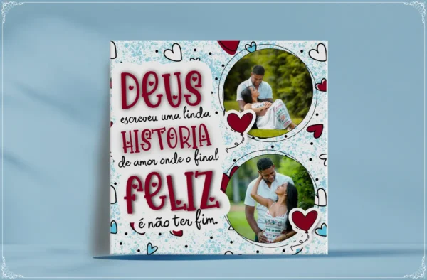 Coleção Dia dos Namorados Gospel: Arte para Sublimação