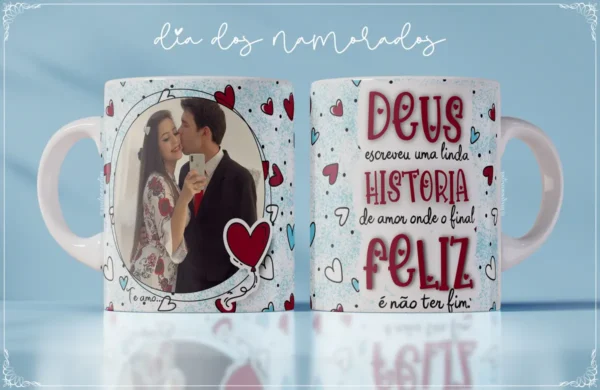 Coleção Dia dos Namorados Gospel: Arte para Sublimação