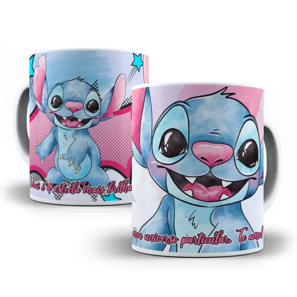 Coleção Dia dos Namorados Stitch - Artes para Sublimação