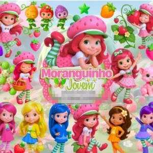 Coleção Digital Moranguinho Jovem Ideal para Personalizados