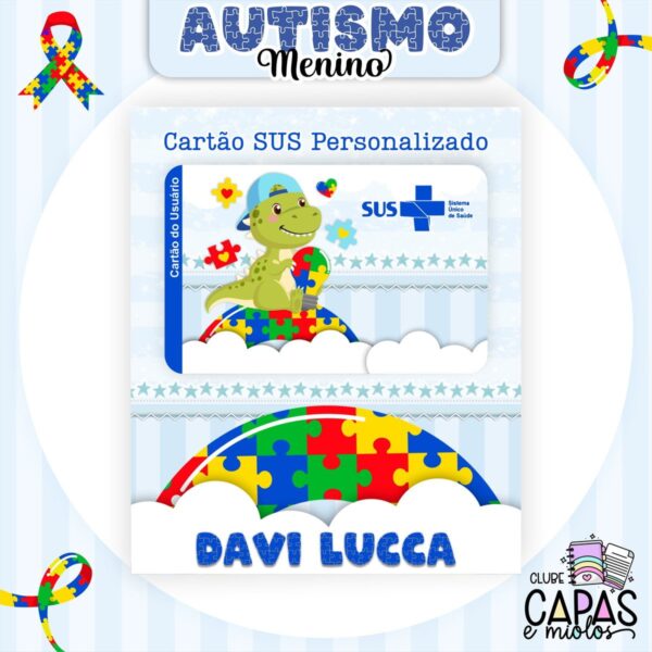 Coleção Encadernação Autismo Menino - Arquivo Digital