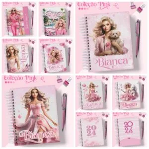 Coleção Encadernação Pink - Arquivo Digital 9 Coleção Encadernação Pink - Arquivo Digital
