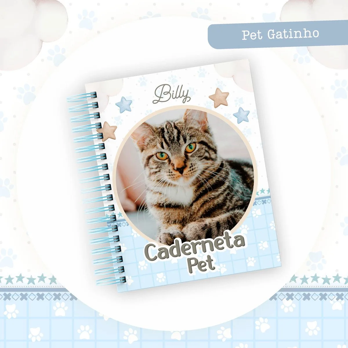 Coleção Pet Gatinho Azul - Arquivo Digital 2 Coleção Pet Gatinho Azul - Arquivo Digital