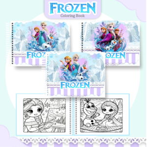 Colorindo Book Frozen Kit Digital com Capas e Miolo 24 colorindo book frozen arquivo digital