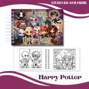 Livro de Colorir Harry Potter em PDF para Imprimir 27 colorindo book harry potter arquivo digital