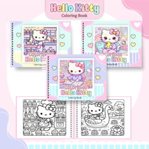 colorindo book hello kitty arquivo digital 1