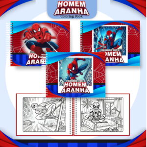 colorindo book homem aranha arquivo digital