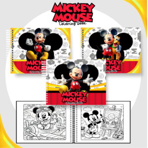 Kit Colorindo Book Mickey com 3 Capas e Miolo em PDF e PNG 21 colorindo book mickey arquivo digital