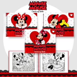 colorindo book minnie arquivo digital