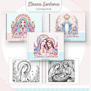 Colorindo Book Nossa Senhora Arquivo Digital