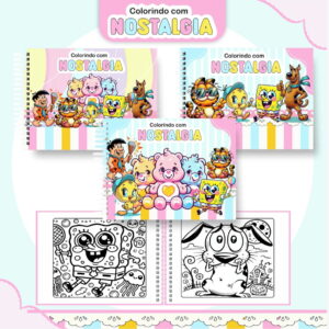 colorindo book nostalgia arquivo digital