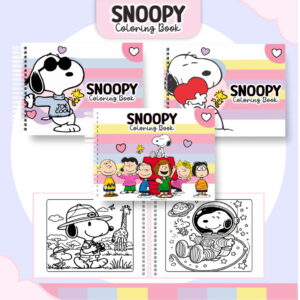 colorindo book snoopy arquivo digital