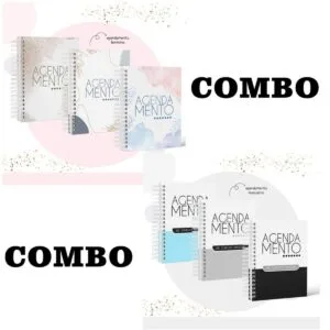 combo agendas agendamentos fem e masc arquivo digital