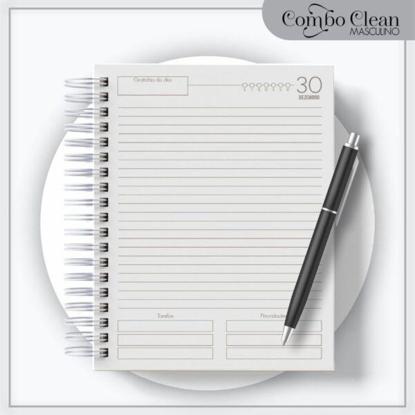 Combo Agendas Elegante Masculinas 2023 - Arquivo Digital